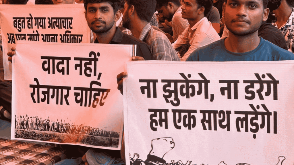 SSC protest Ramlila Maidan